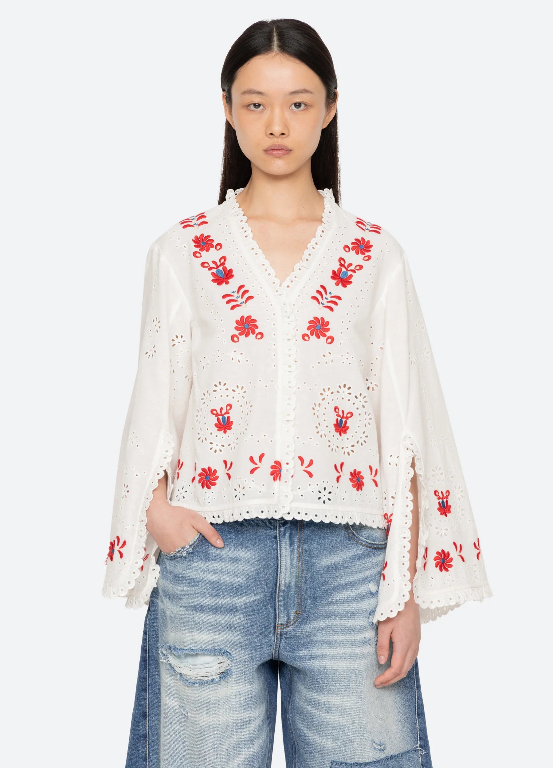 Sea New York Catharina LS Top - Cream