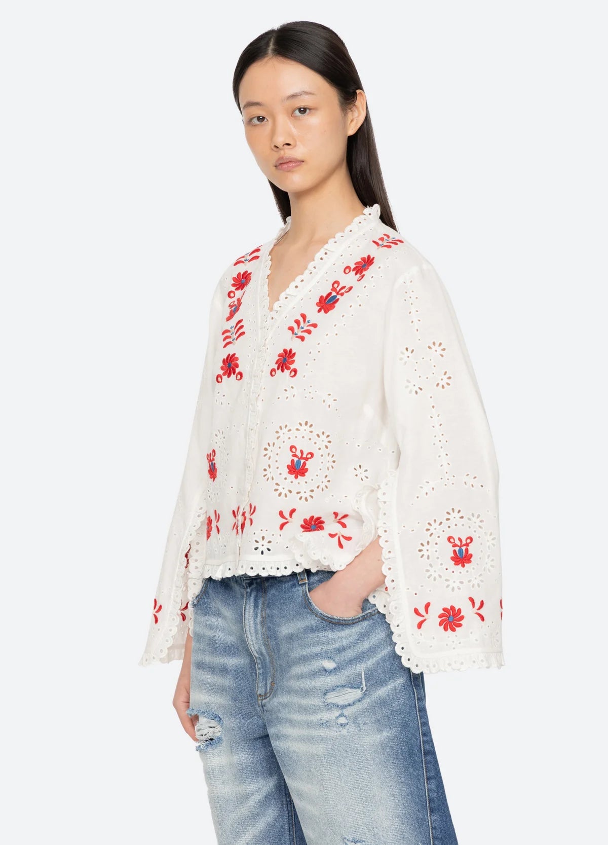 Sea New York Catharina LS Top - Cream