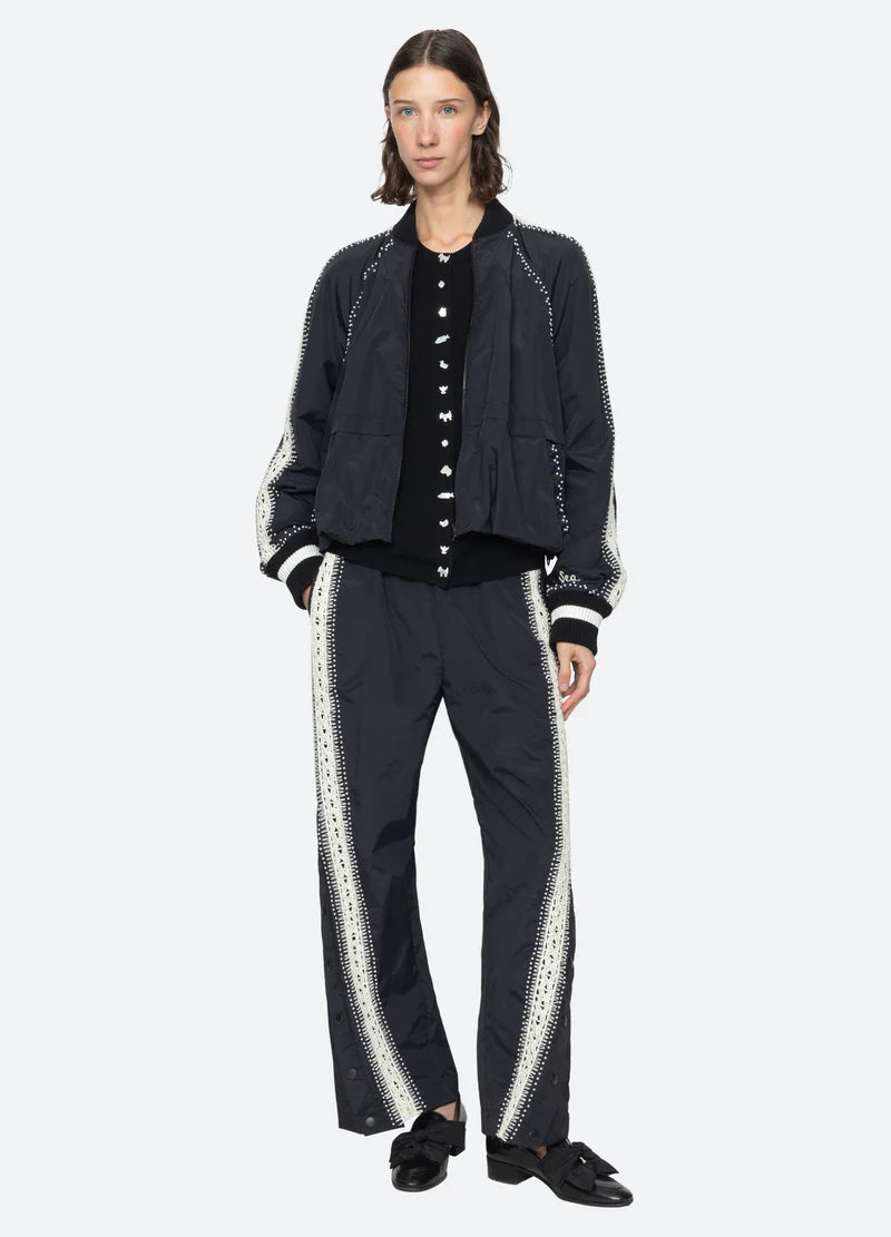 Sea New York Alberta Pearl Jacket in Black