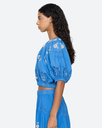 Sea New York Catharina Bubble Top - Blue
