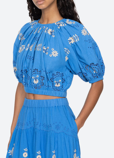 Sea New York Catharina Bubble Top - Blue