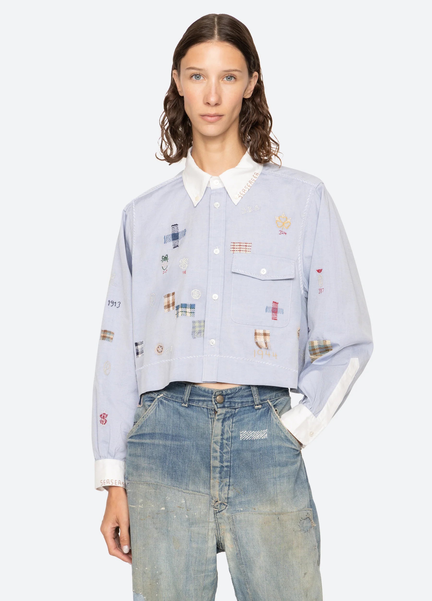 Sea New York Claira Emb Button Down