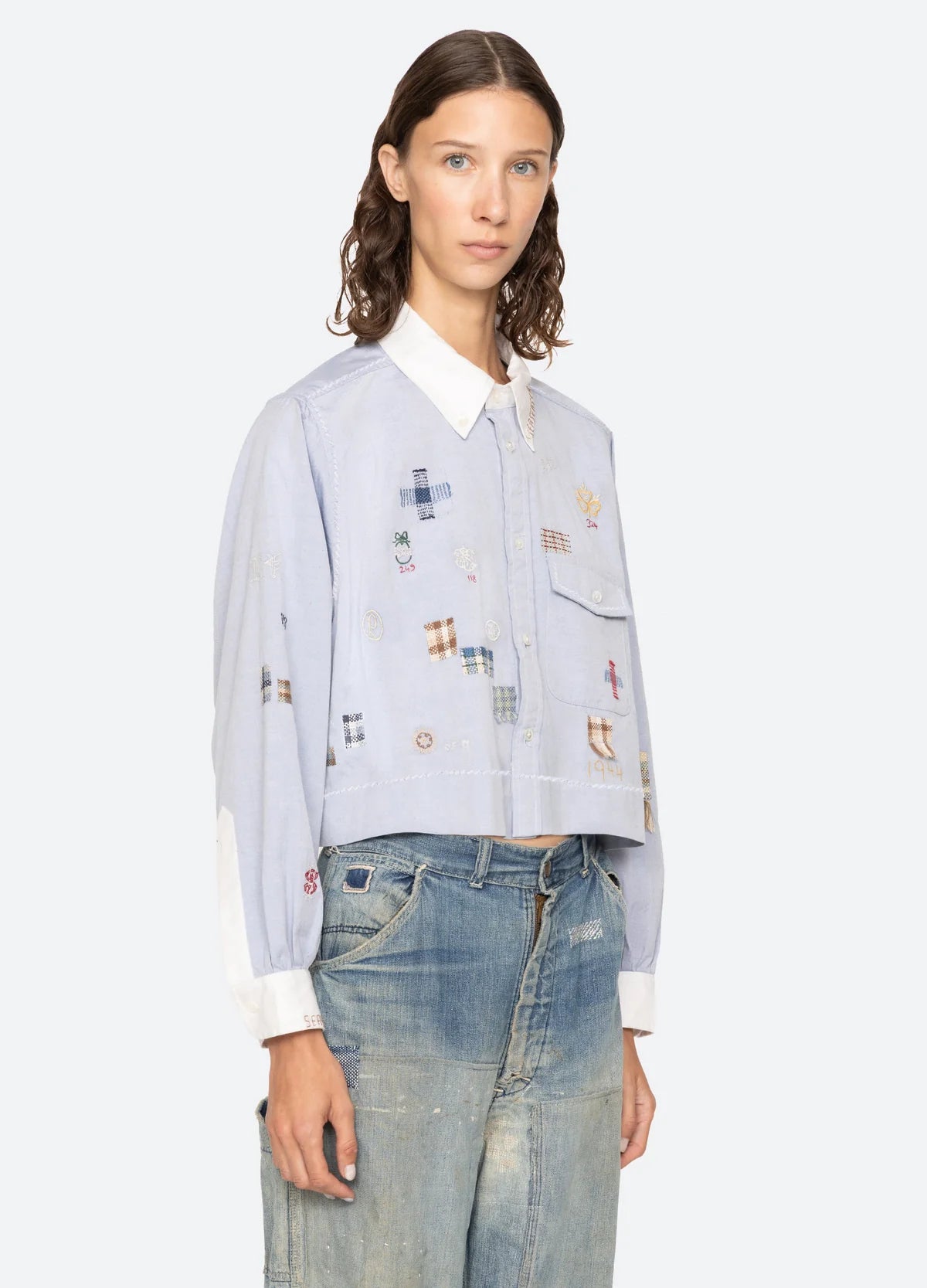 Sea New York Claira Emb Button Down