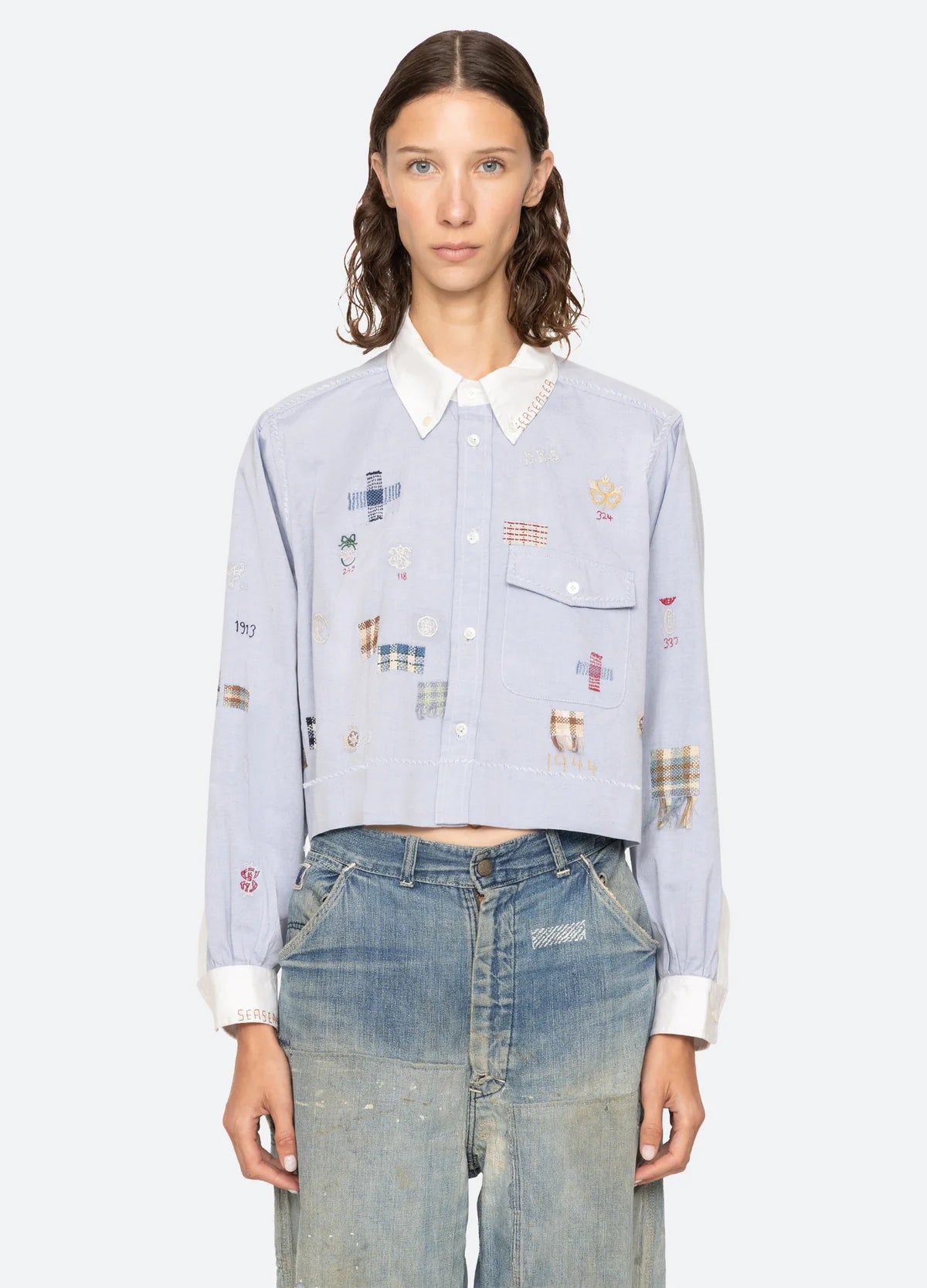 Sea New York Claira Emb Button Down