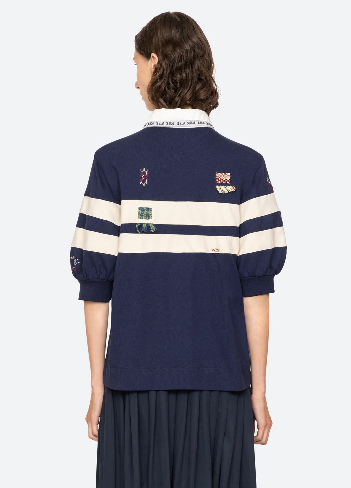 Sea New York Claira Emb Rugby Shirt