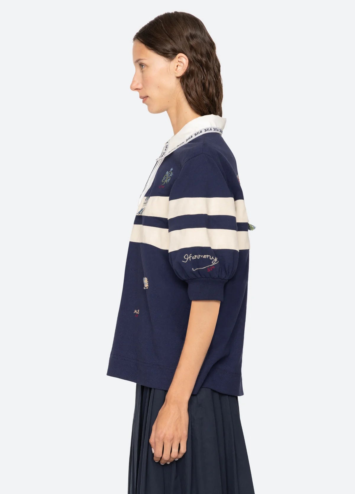 Sea New York Claira Emb Rugby Shirt
