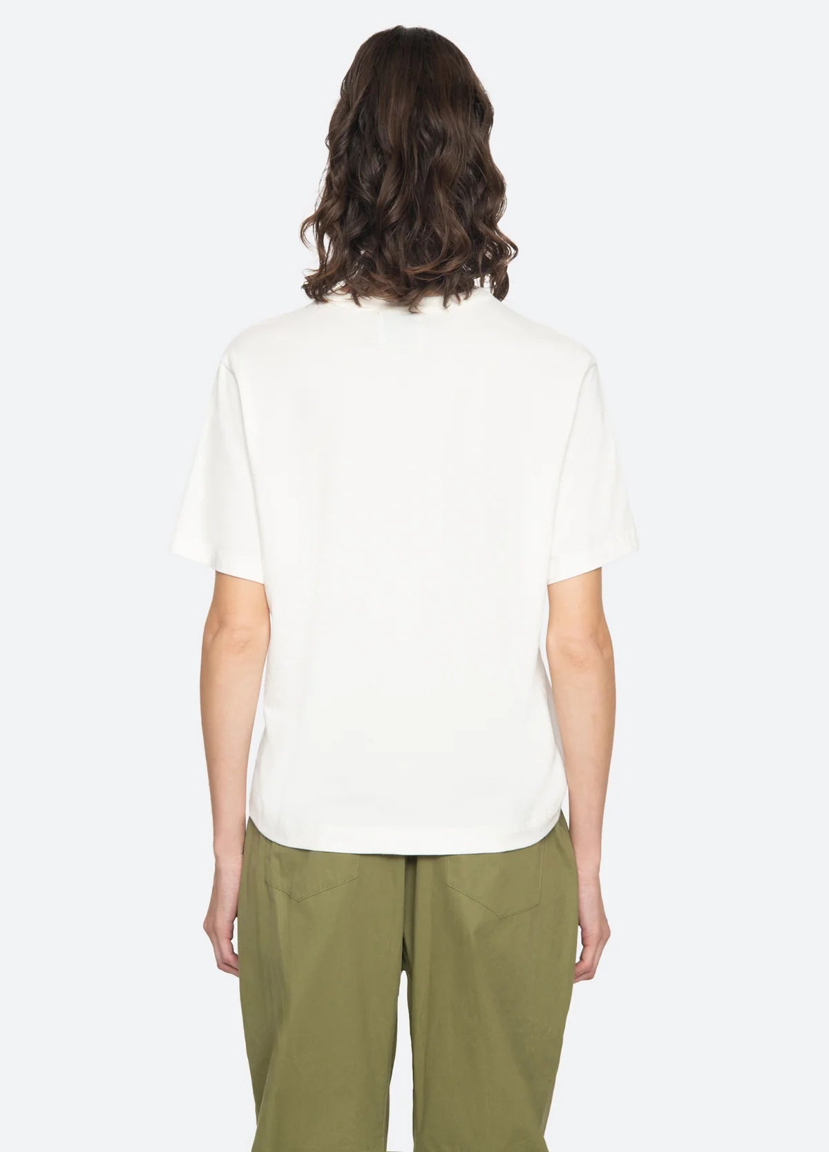 Sea New York Claira Tee in Cream