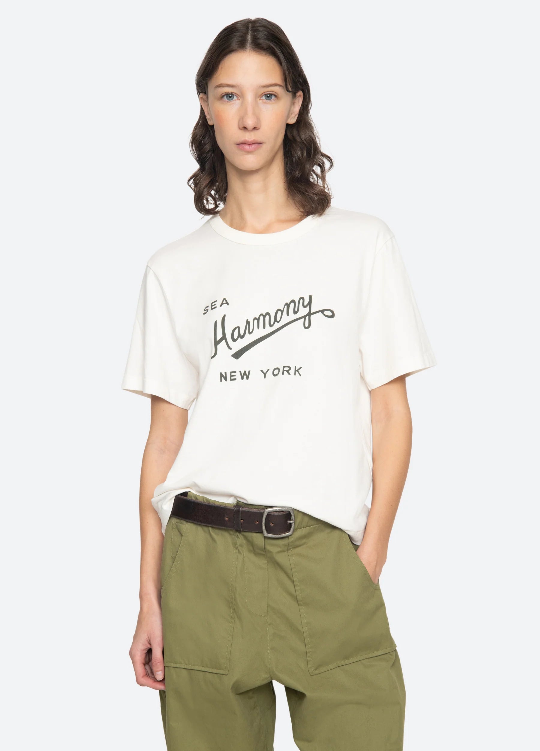 Sea New York Claira Tee in Cream