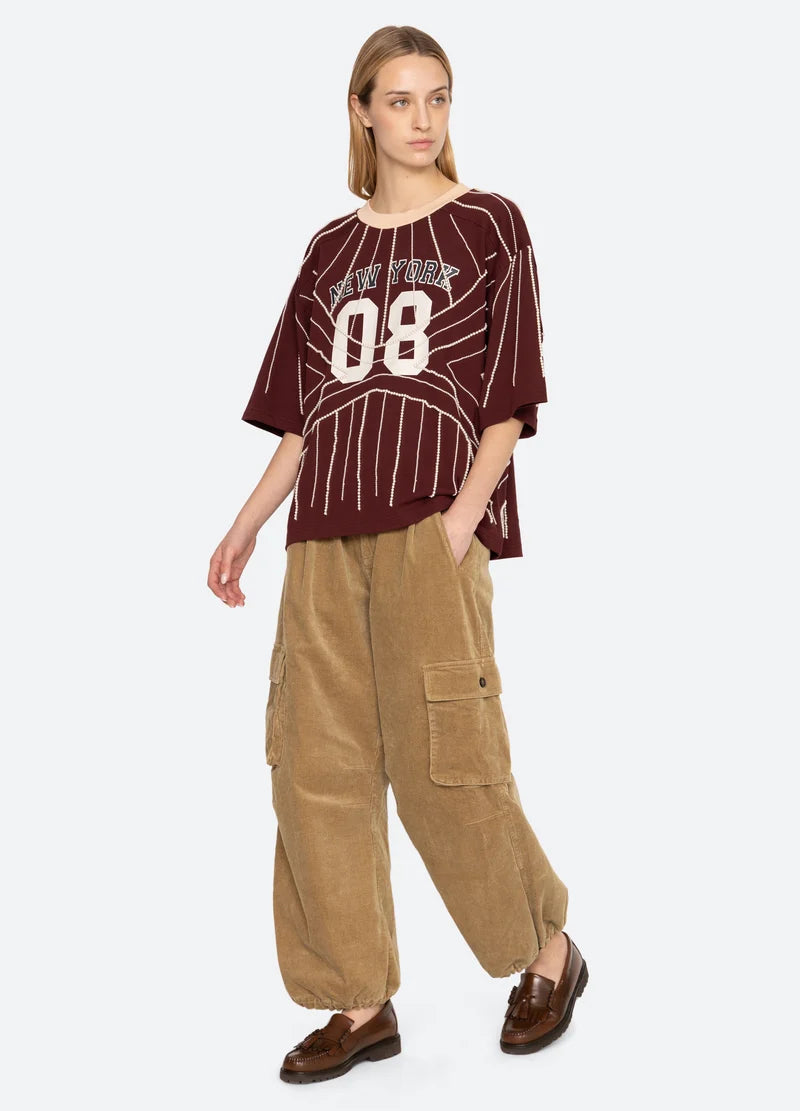 Sea New York Garrett Corduroy Pant - Khaki