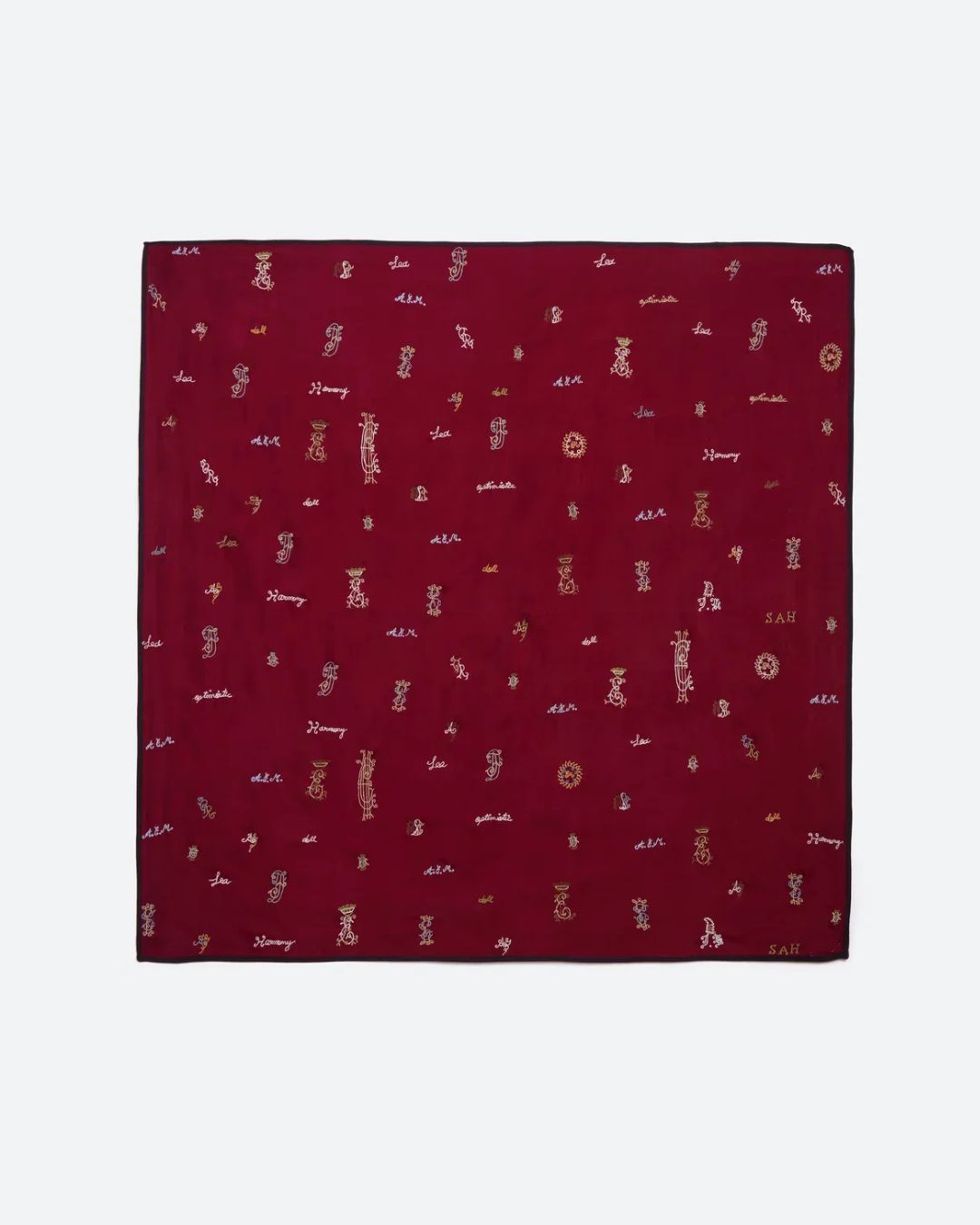 Sea New York Juliet Emb Scarf - Bordeaux
