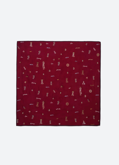 Sea New York Juliet Emb Scarf - Bordeaux