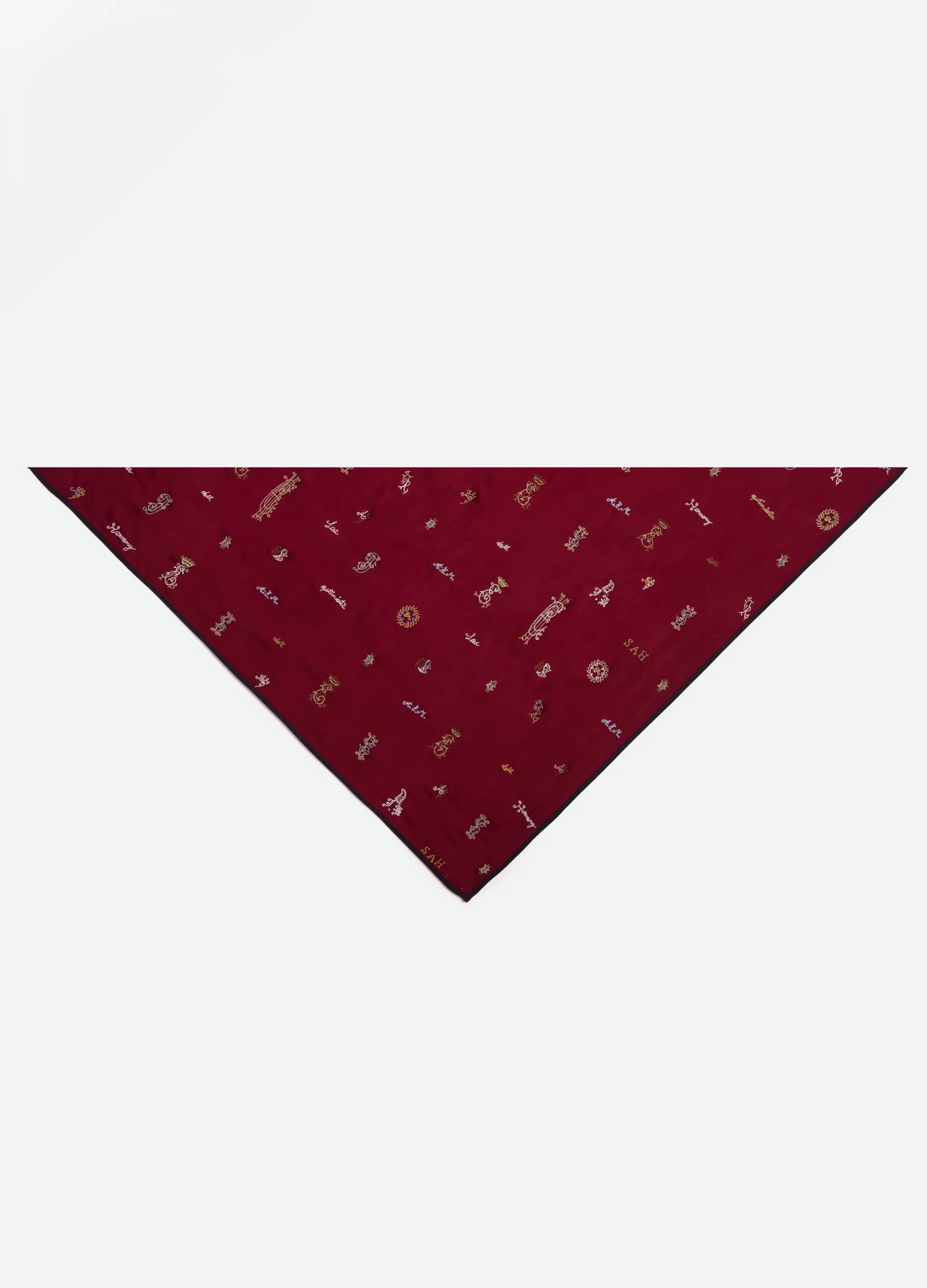 Sea New York Juliet Emb Scarf - Bordeaux