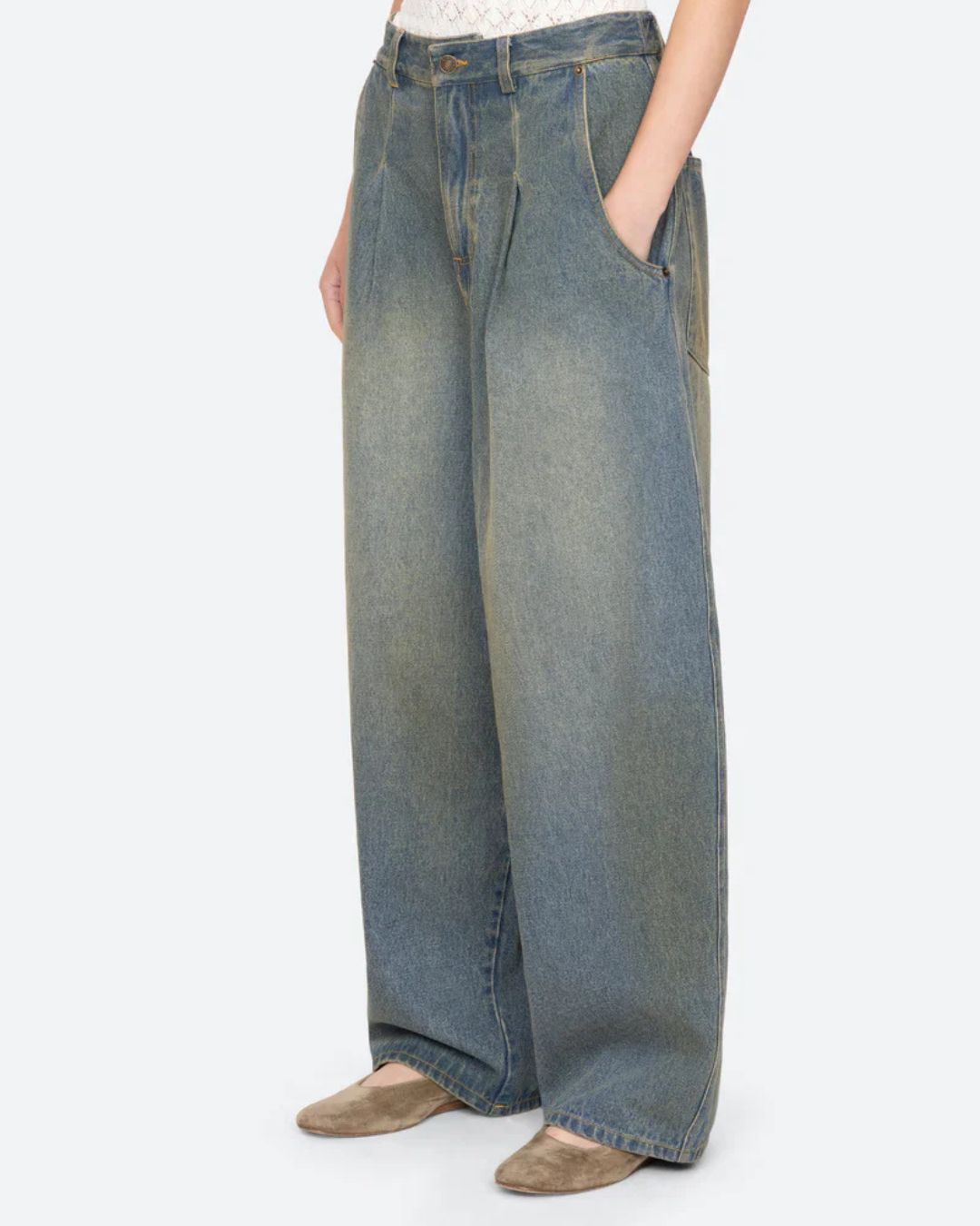 Sea New York Lyssa Denim Jeans in Blue