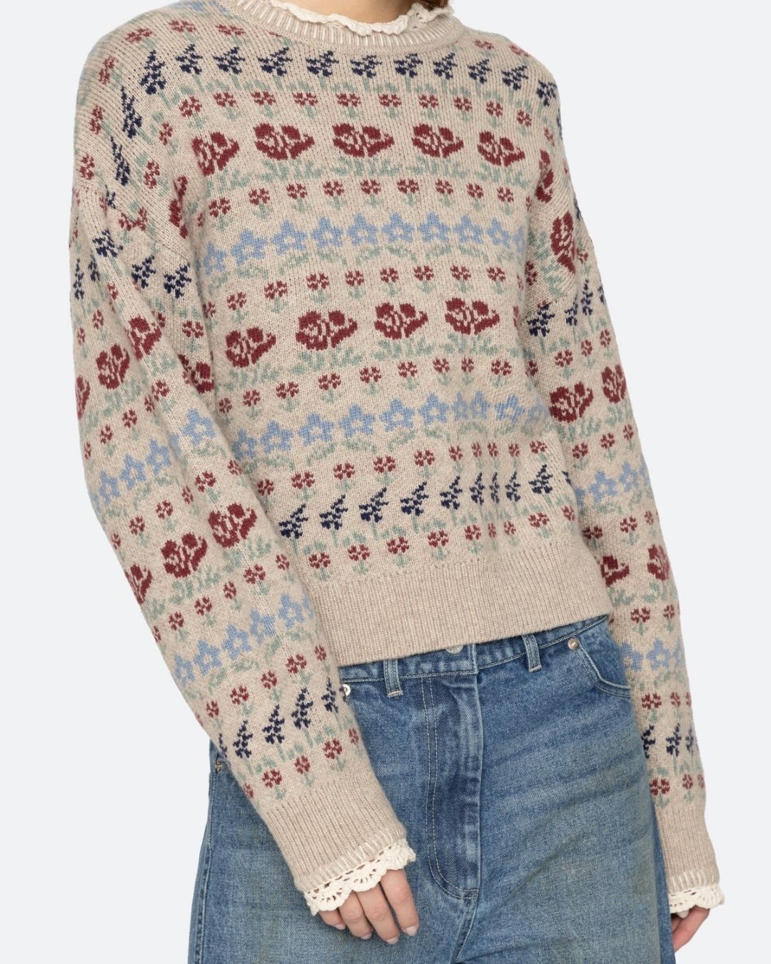 Sea New York Preston Knit Crew Neck Sweater