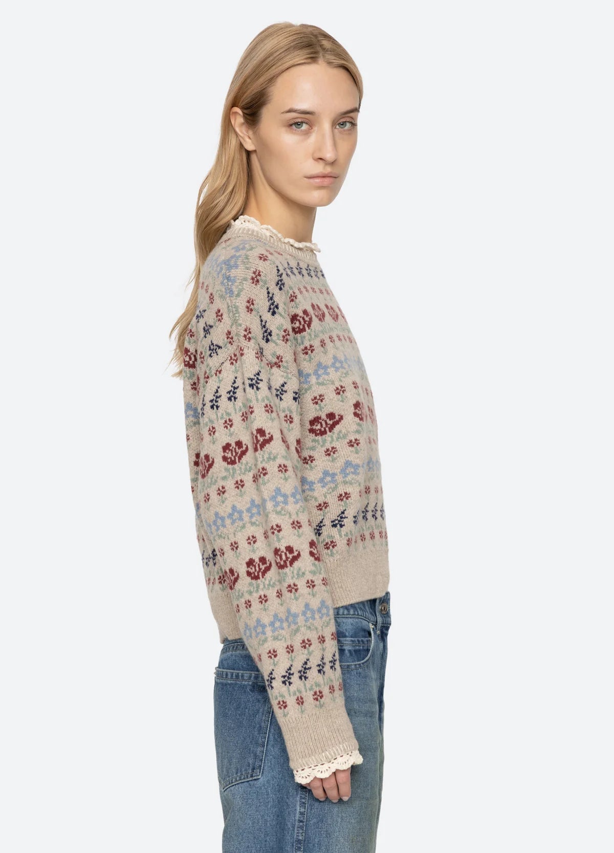 Sea New York Preston Knit Crew Neck Sweater