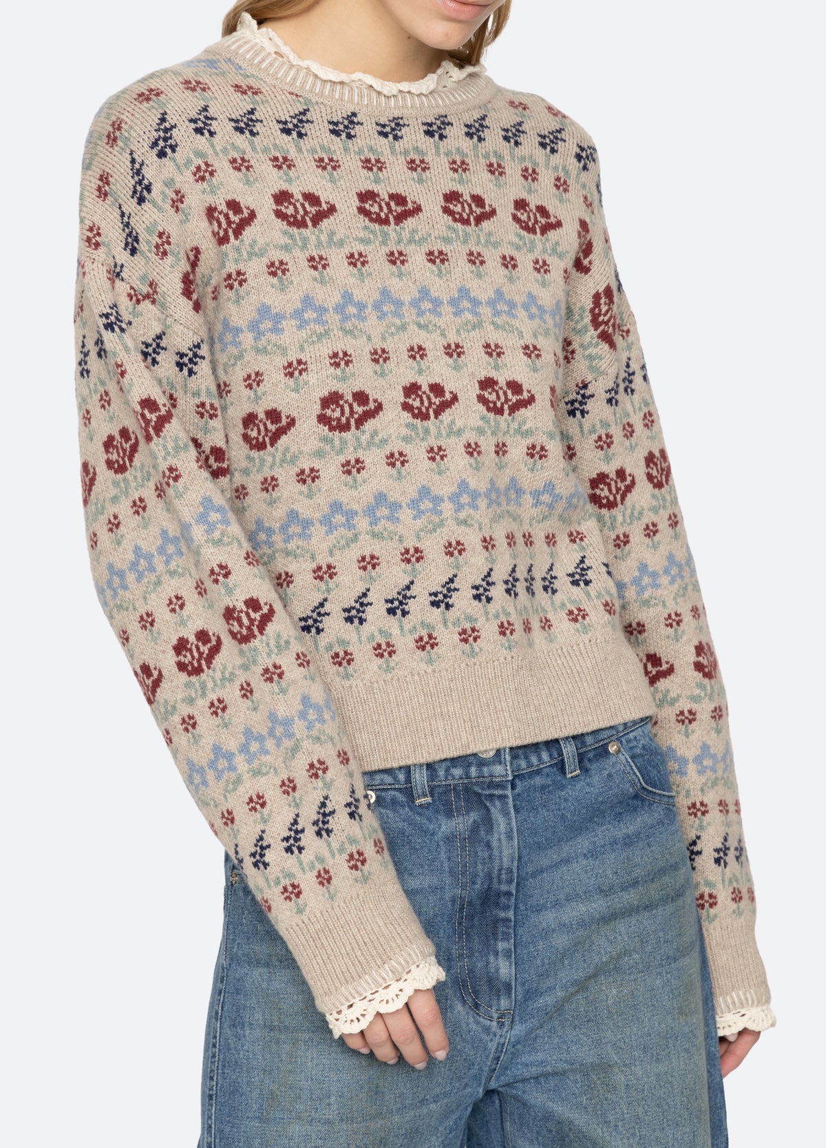 Sea New York Preston Knit Crew Neck Sweater