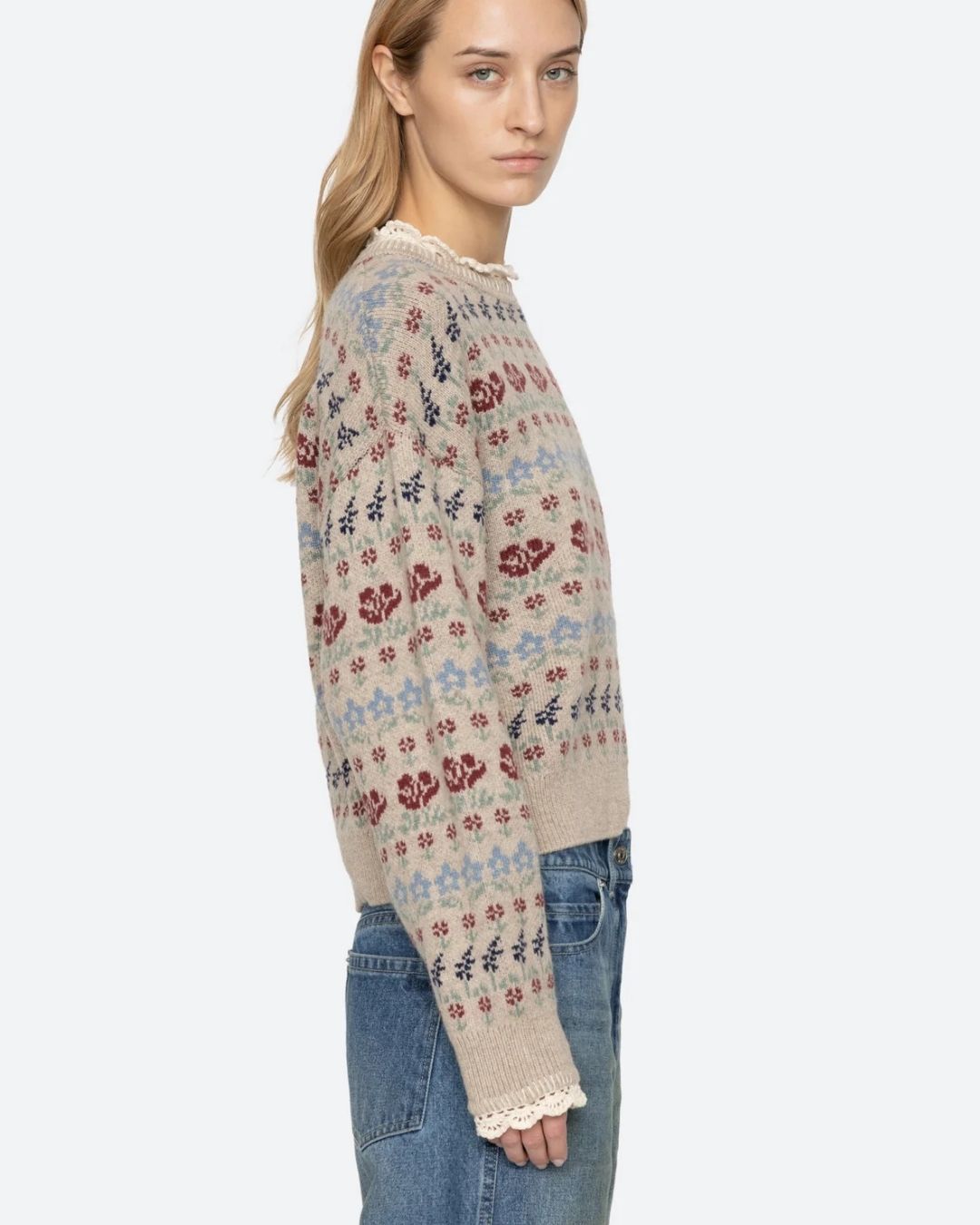 Sea New York Preston Knit Crew Neck Sweater