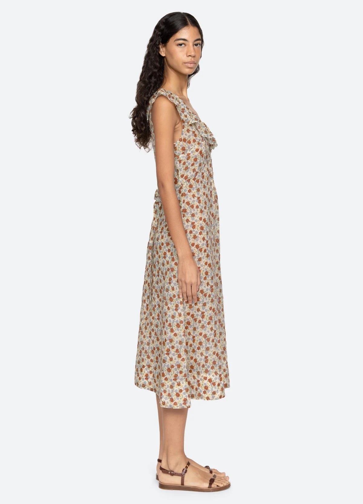 Sea New York Viera Print Midi Dress