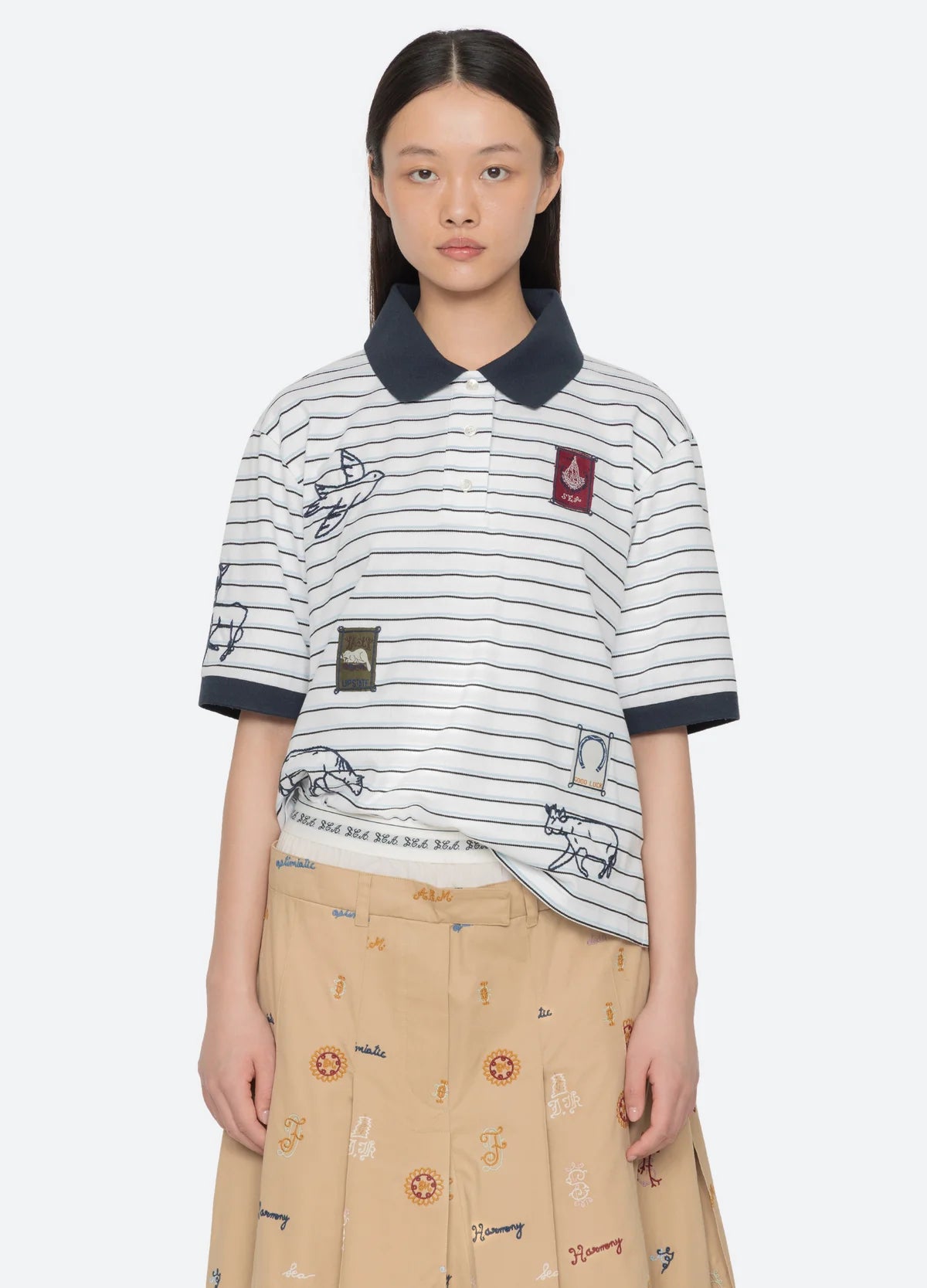 Sea New York Winslow Craft Polo Shirt - White