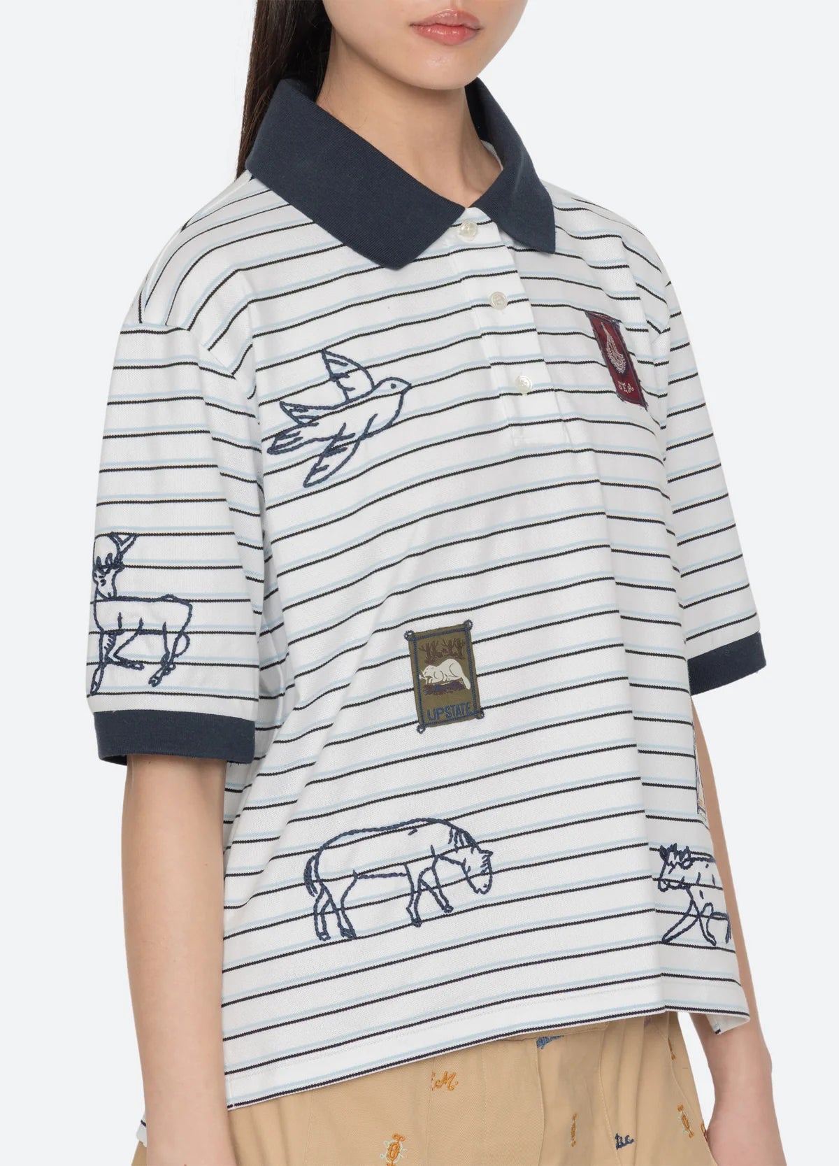 Sea New York Winslow Craft Polo Shirt - White