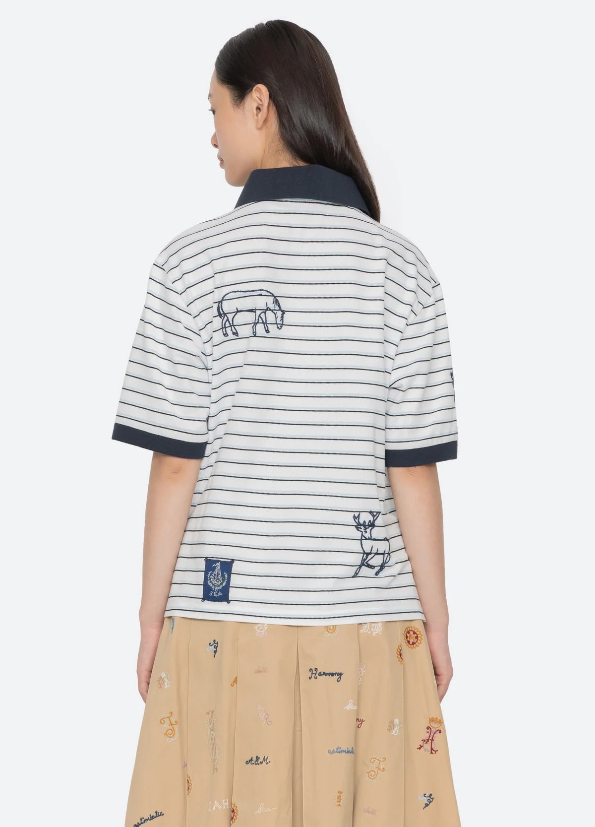 Sea New York Winslow Craft Polo Shirt - White