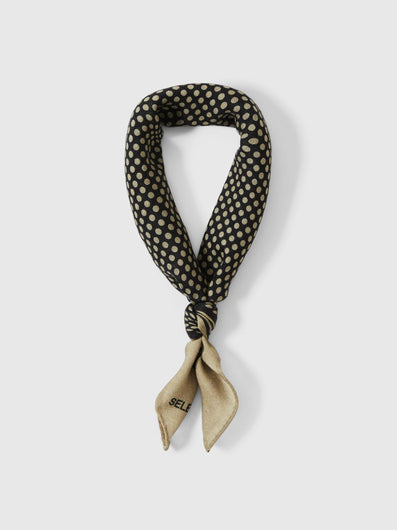 SELECTED Abbi Wool Bandana in Slate Green