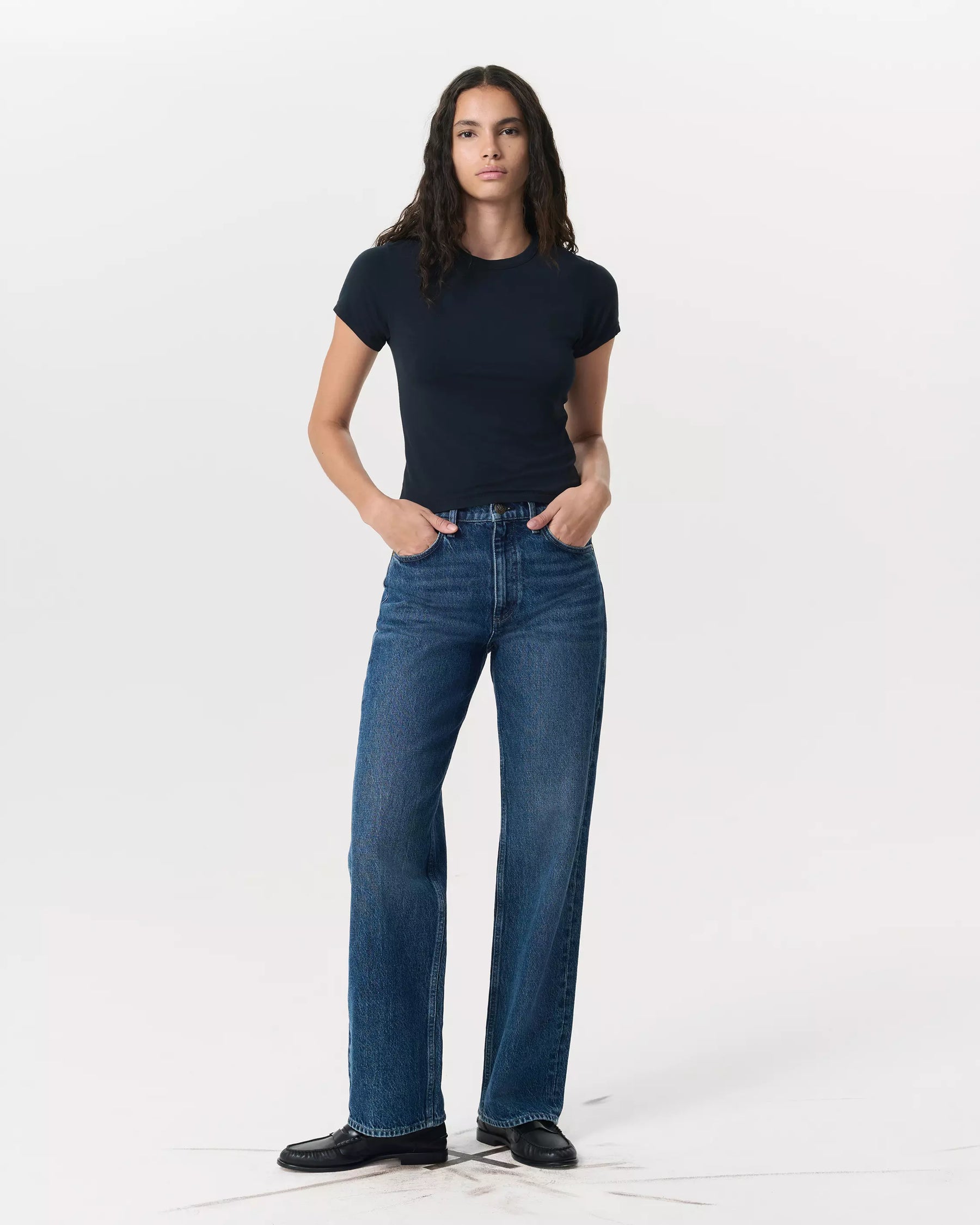 Rag & Bone Shea HR Relaxed Straight in Adeline