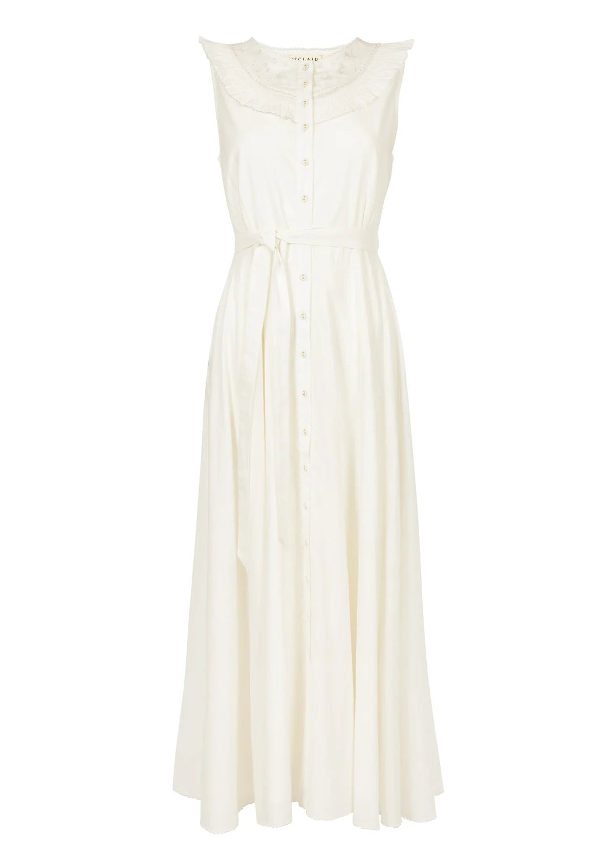 ST. CLAIR Edwina Dress in Buttermilk