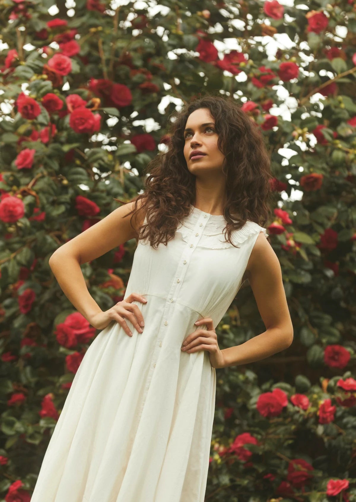 ST. CLAIR Edwina Dress in Buttermilk