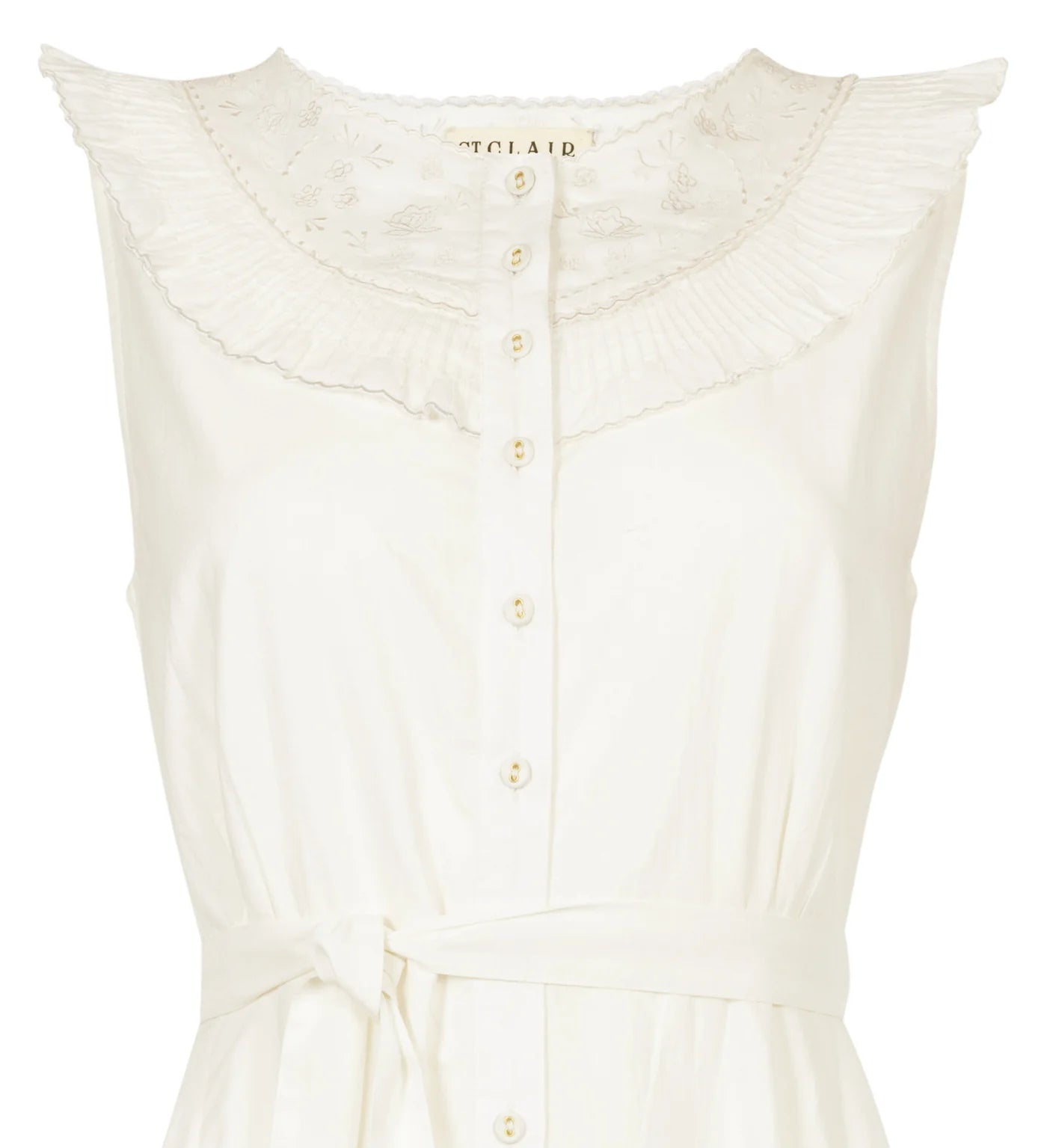 ST. CLAIR Edwina Dress in Buttermilk