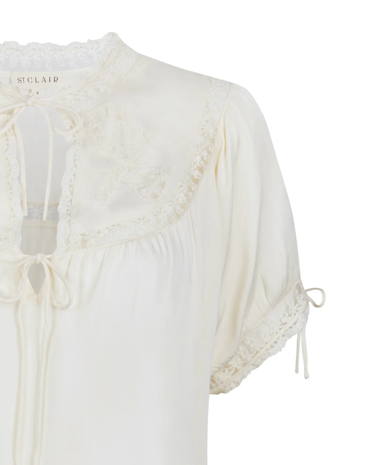 ST. CLAIR Willa Blouse in Buttermilk
