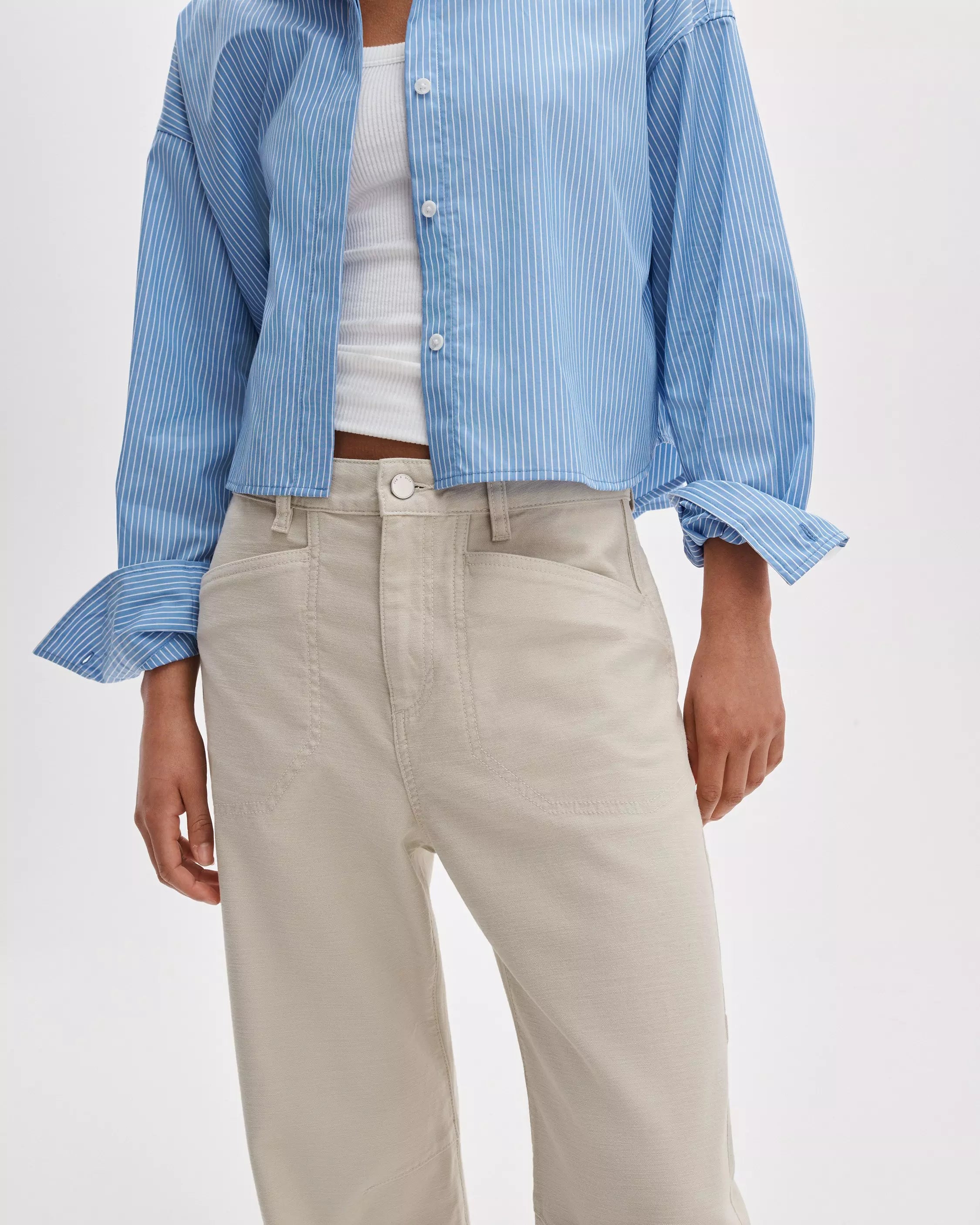 Rag & Bone Stevie Utility Tapered Pant in Tan