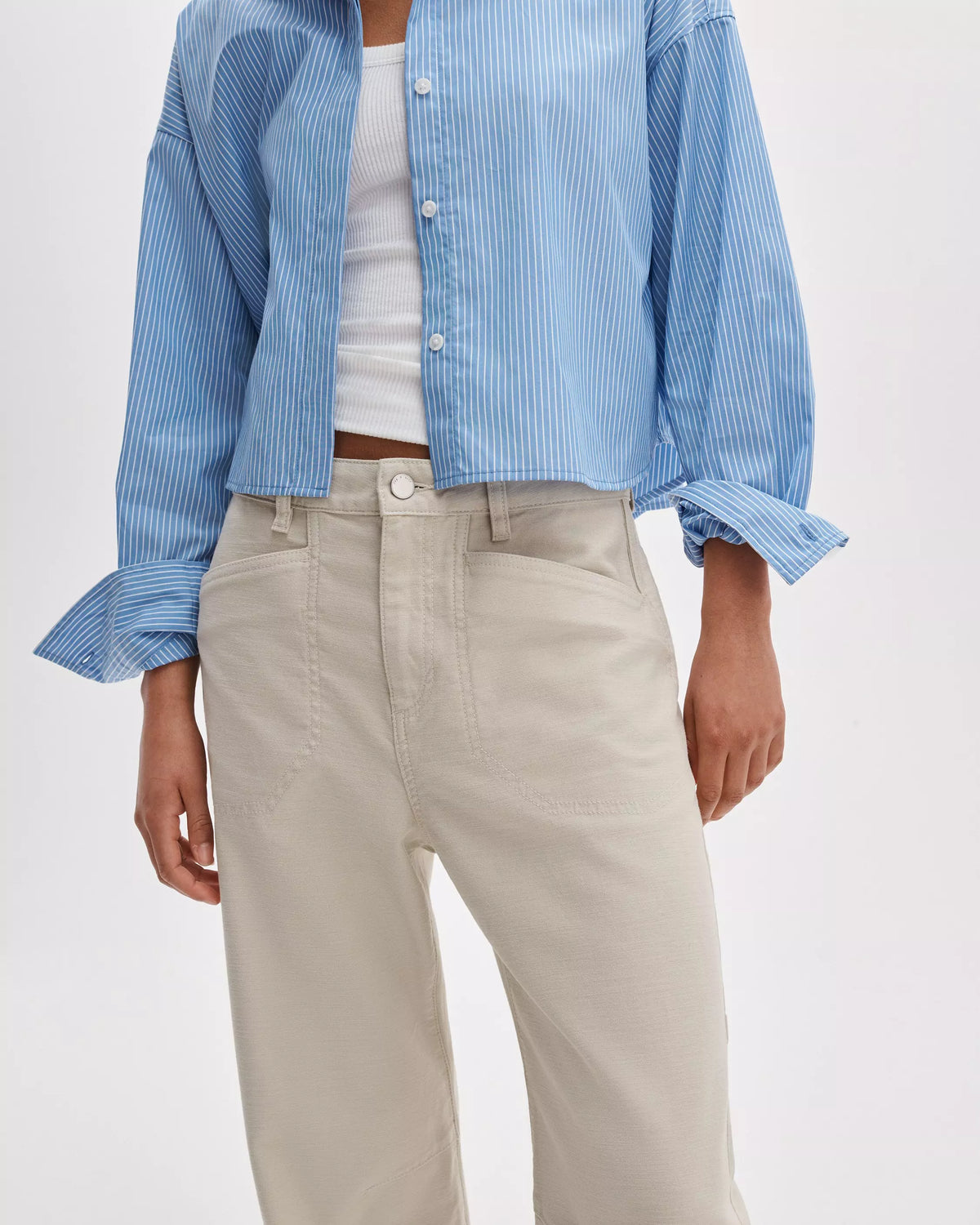 Rag & Bone Stevie Utility Tapered Pant in Tan