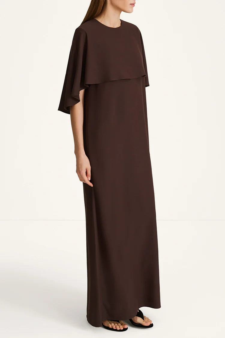 StyleIn Maxine Dress  - Coffee