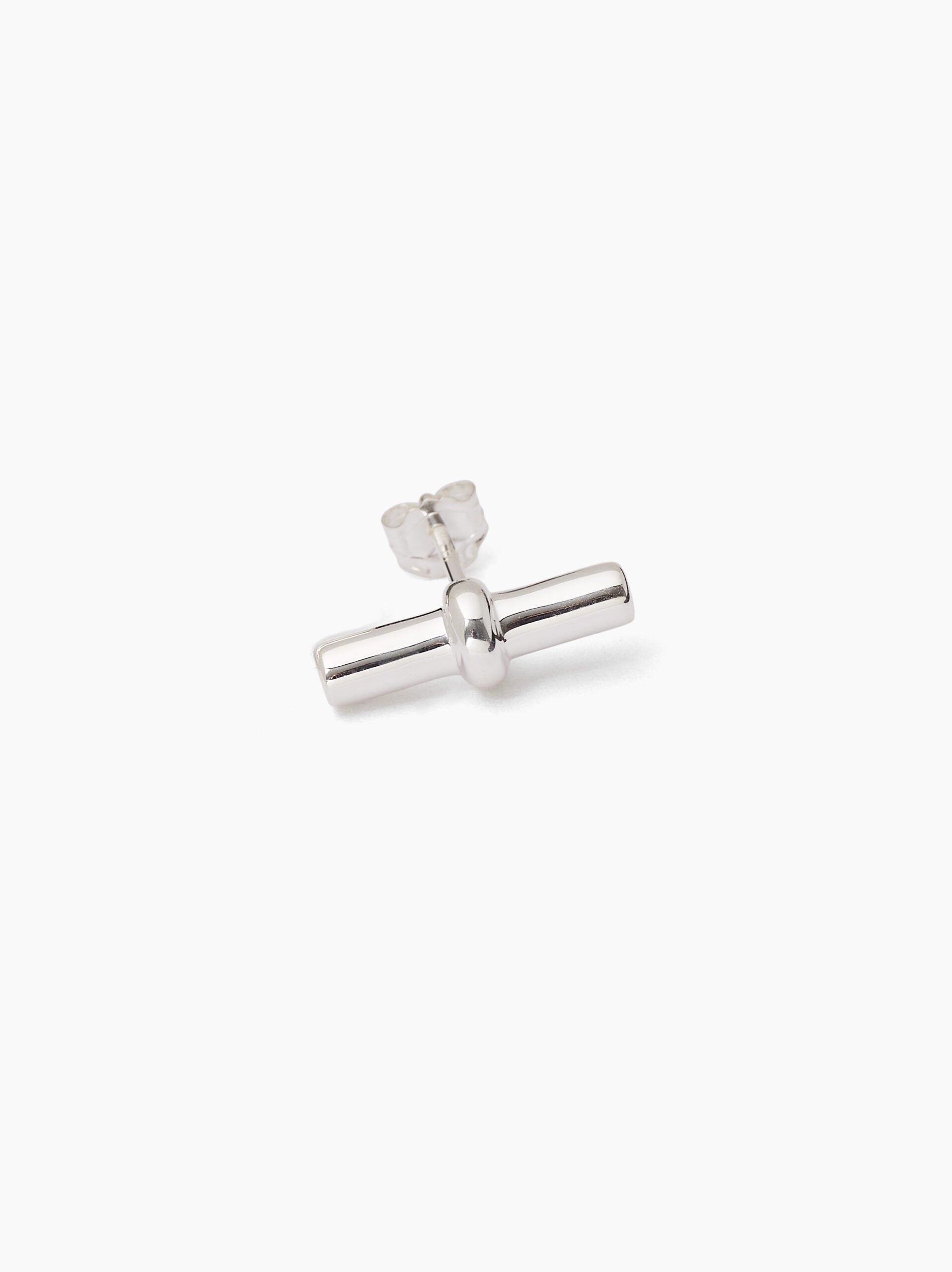 Tilly Sveaas Silver T Bar Studs