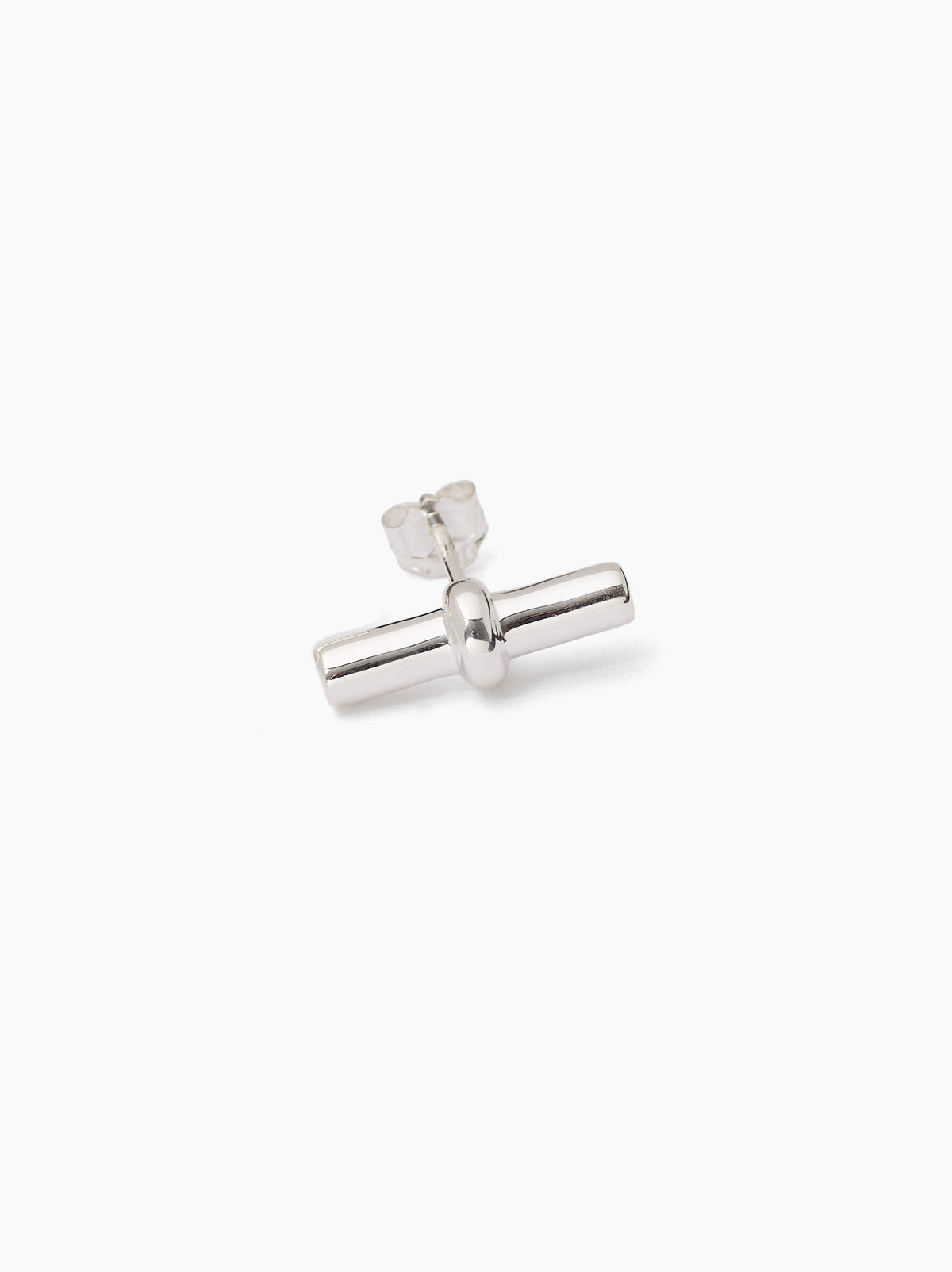 Tilly Sveaas Silver T Bar Studs