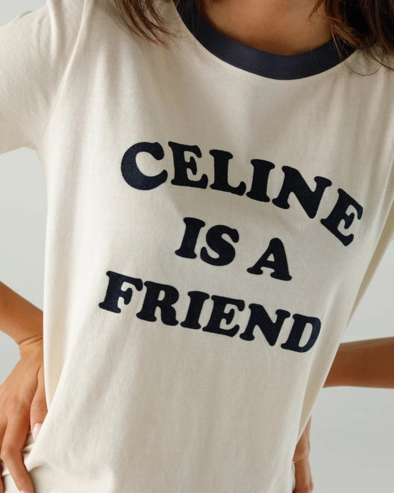 One Tee Jane T-Shirt - Ivory Celine