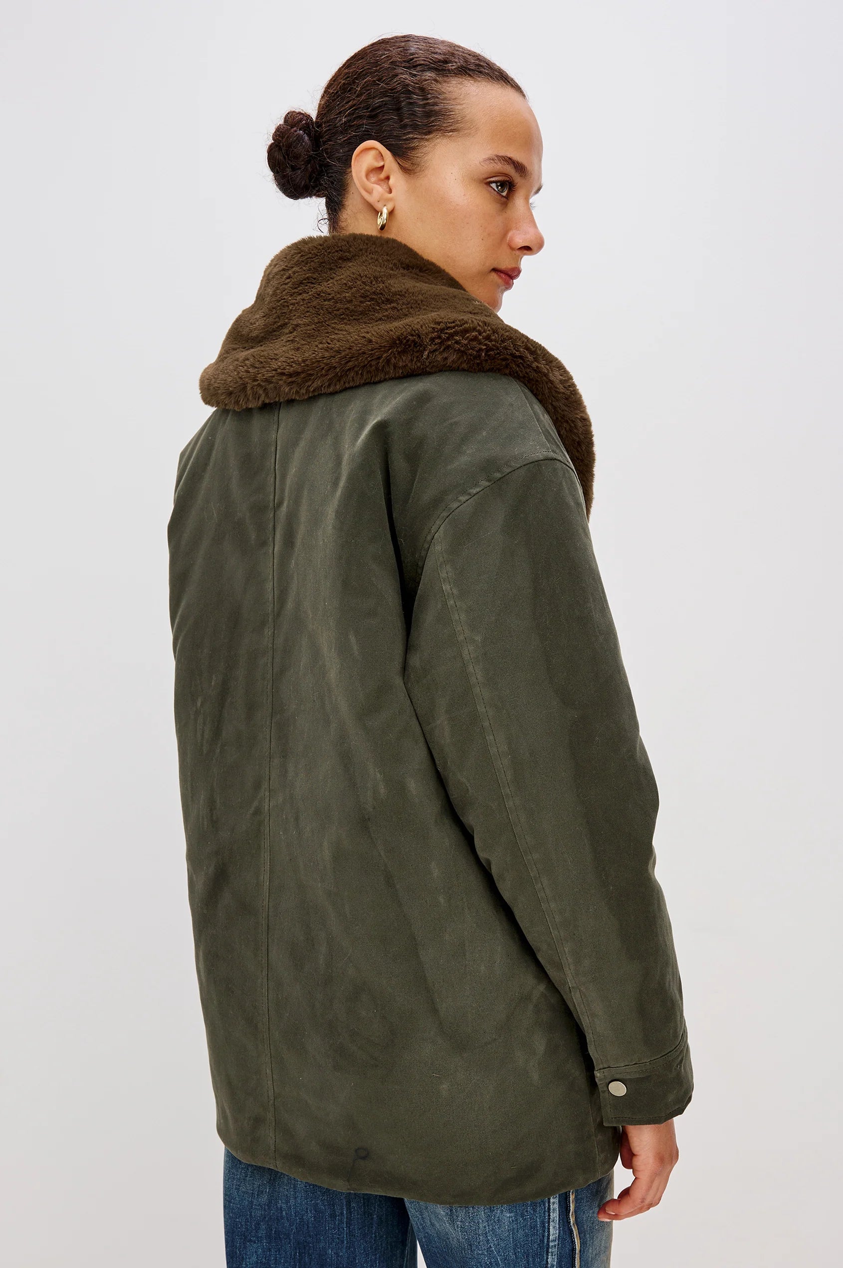 Rails Tessuto Jacket in Umber