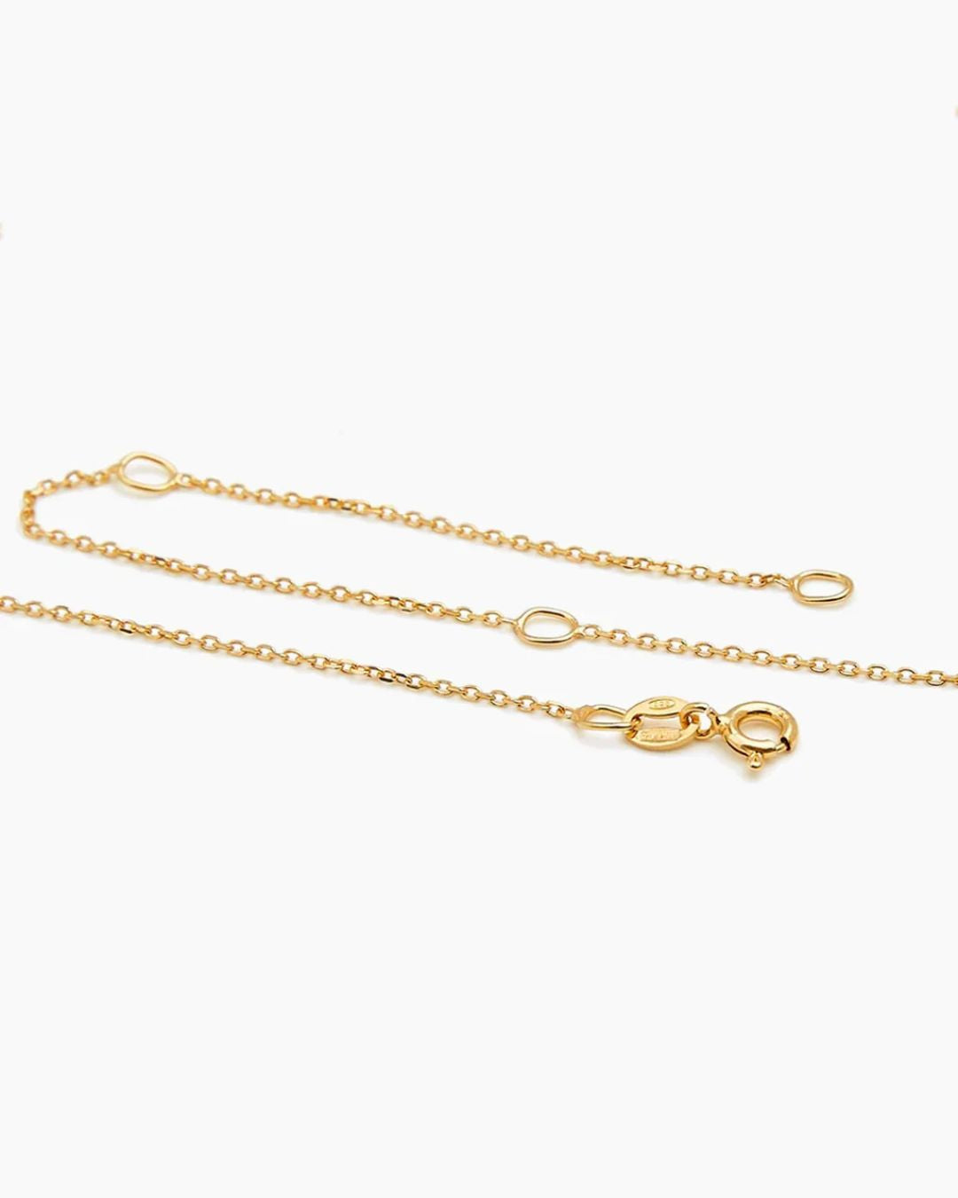 Tilly Sveaas Gold Lucky No 7 On Trace Chain
