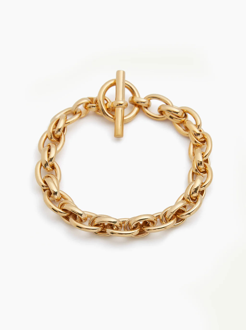 Tilly Sveaas Small Gold Double Linked Bracelet