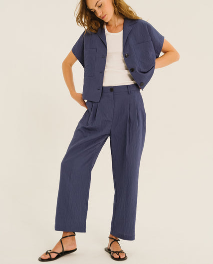 Tinsels Pepa Book Trousers in Navy