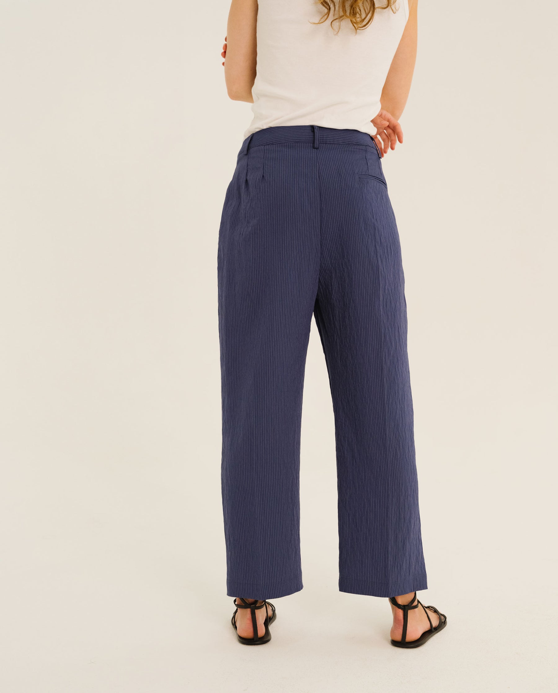 Tinsels Pepa Book Trousers in Navy