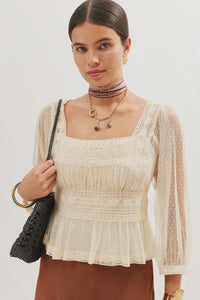 You added <b><u>RIXO Tyla Top in Vintage Cream</u></b> to your cart.