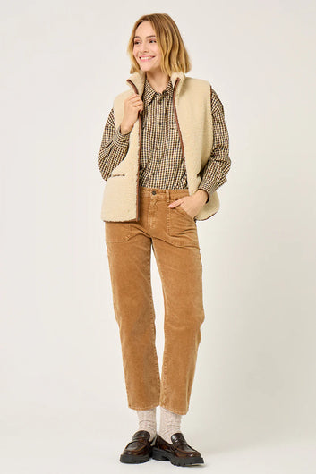 Five Jeans Valoris Gilet in Greige
