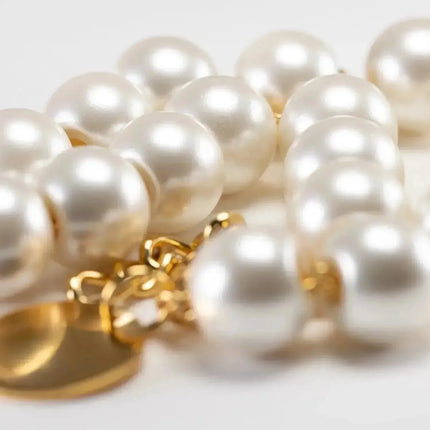 Vanessa Baroni Short  Pearl Necklace