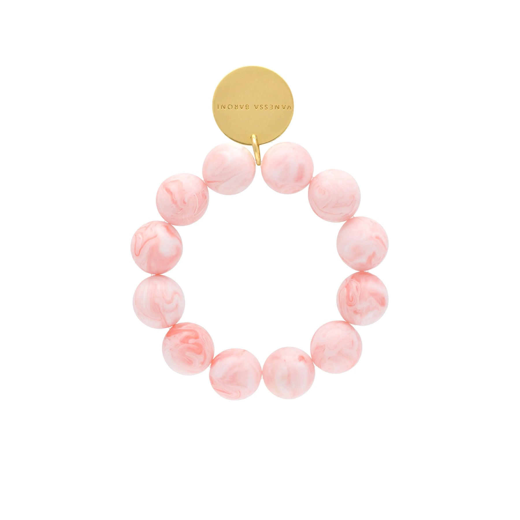 Vanessa Baroni Beads Flex Bracelet in Bubble Gum Twist
