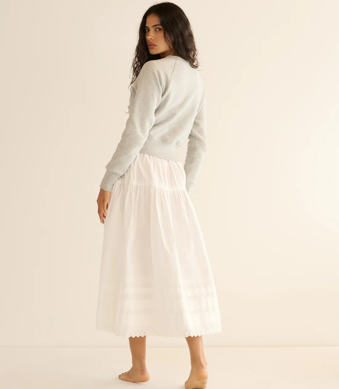DÔEN Sebastian Skirt in Powder