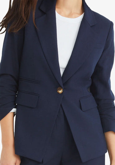 Veronica Beard Battista Dickey Jacket in Navy
