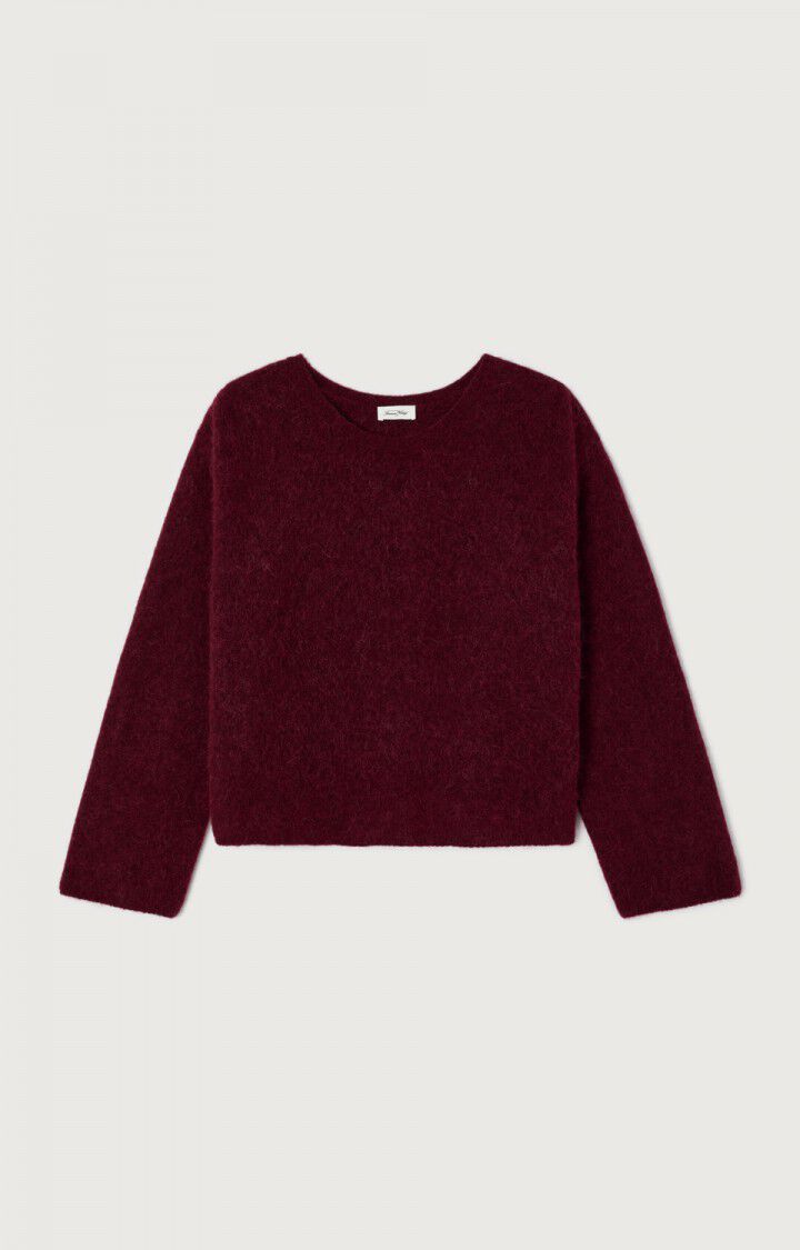 American Vintage Vitow Knit Jumper - Garnet Chine