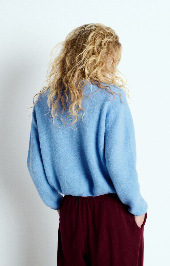 American Vintage Vitow Knit Cardi in Atmosphere Chine